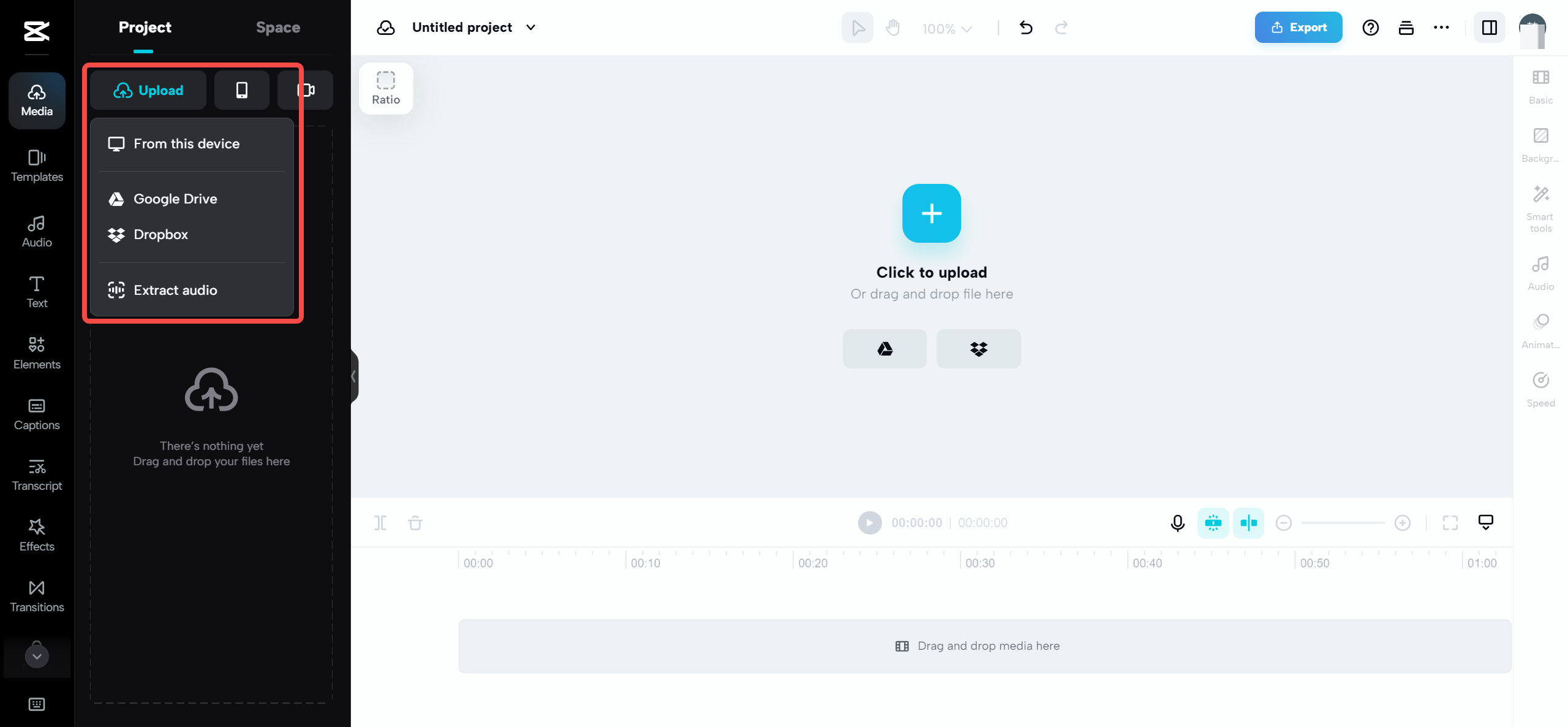 Sign up and upload