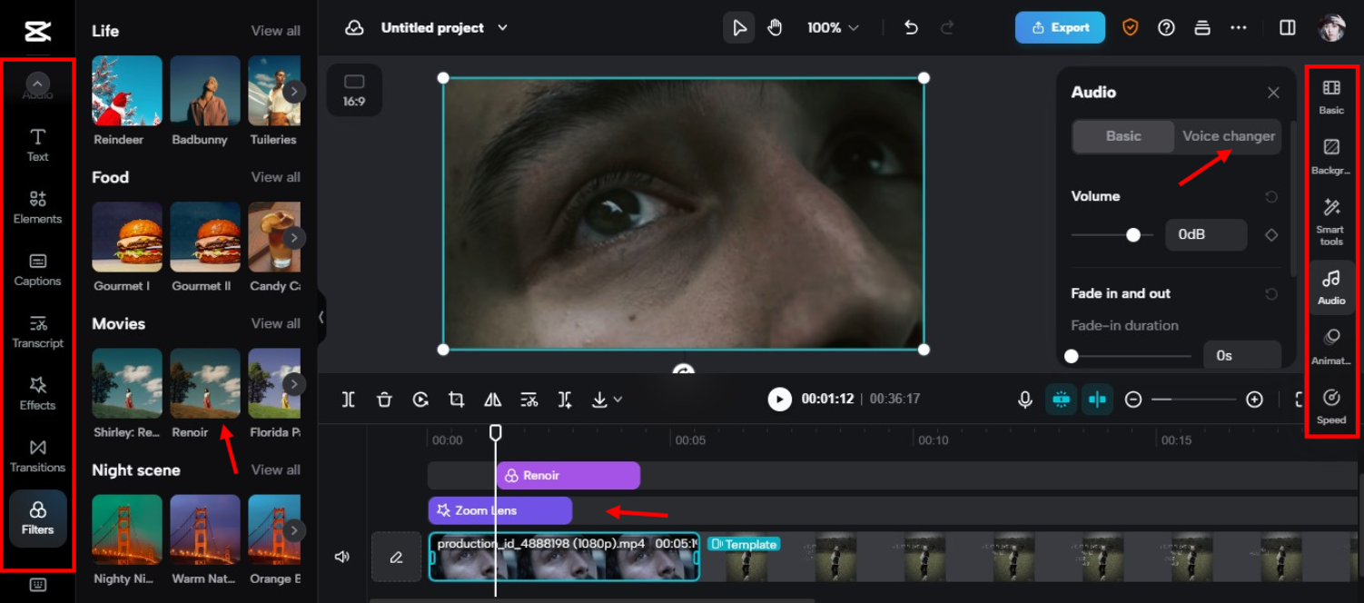 Edit movie