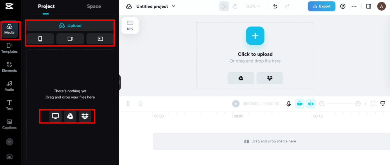 Sign up and upload