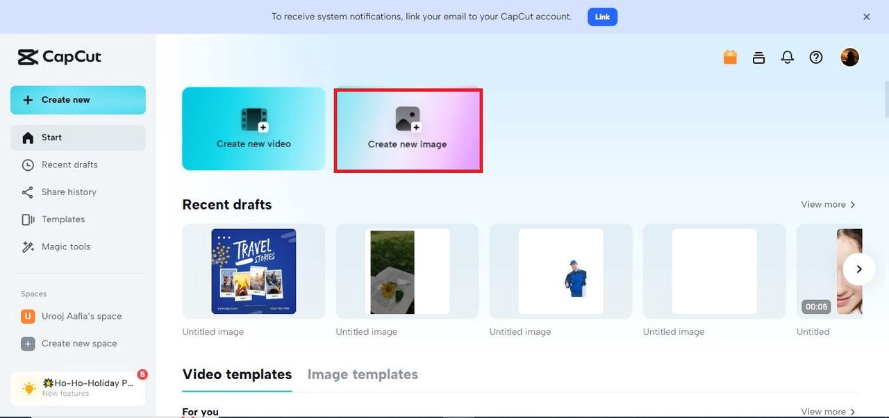 create new image