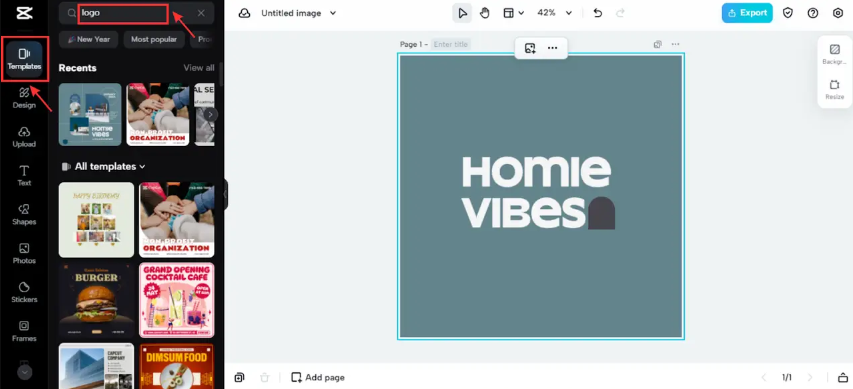 Logo templates
