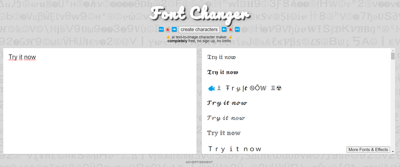 Transform your text into cool text style