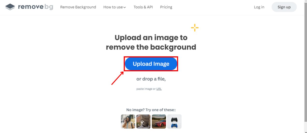 Start with uploading
