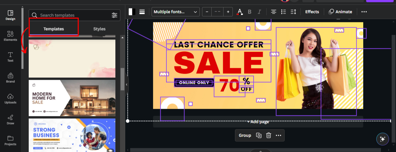Canva templates