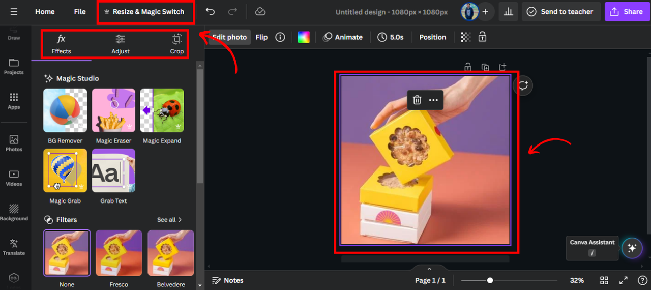 Editing tools