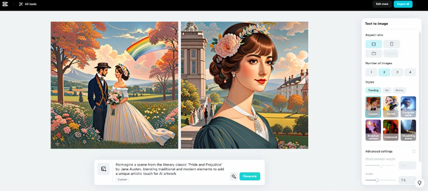 AI image for art