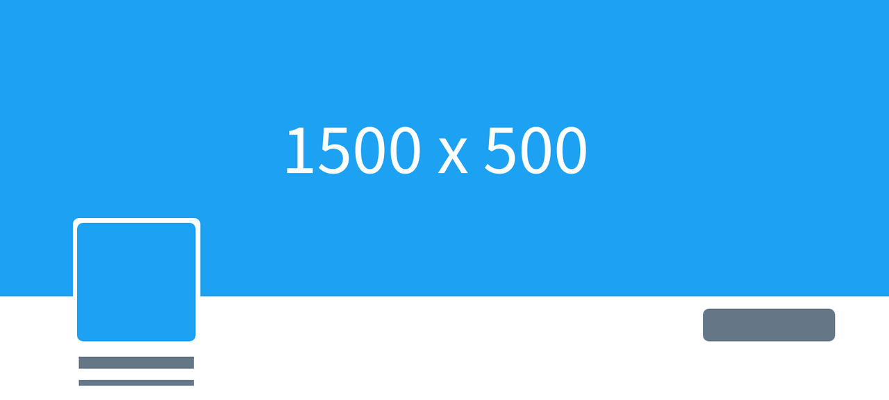 Twitter cover size