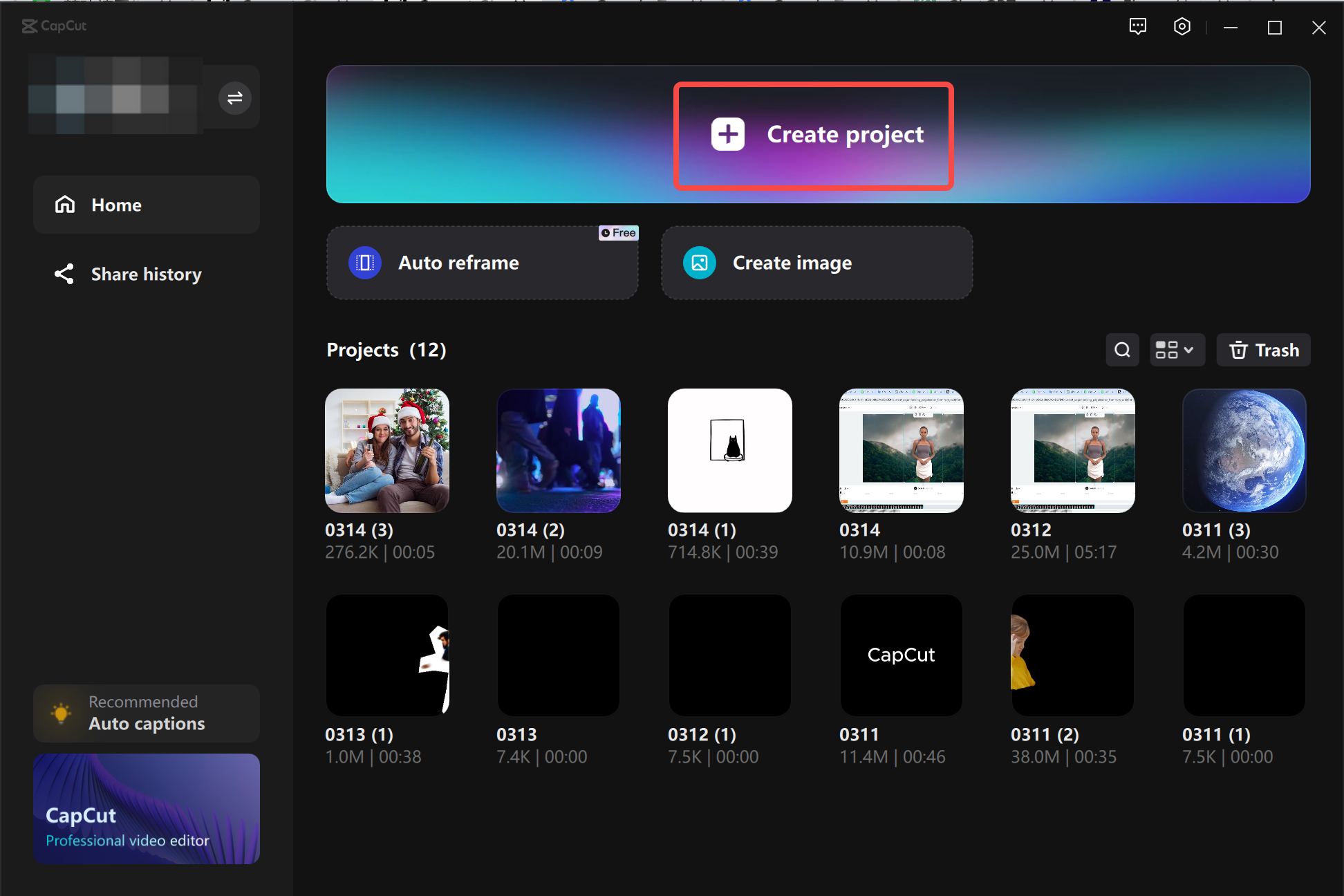 Open CapCut and import your video