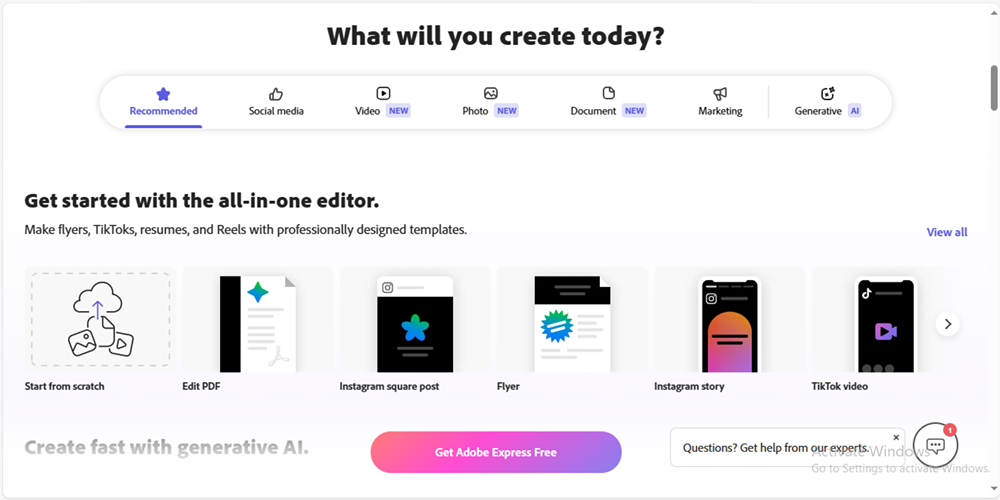 open adobe