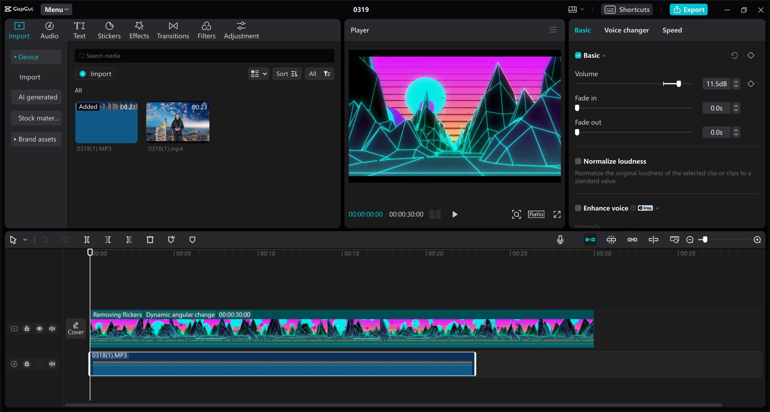 The ultimate way to add desired background songs: CapCut
