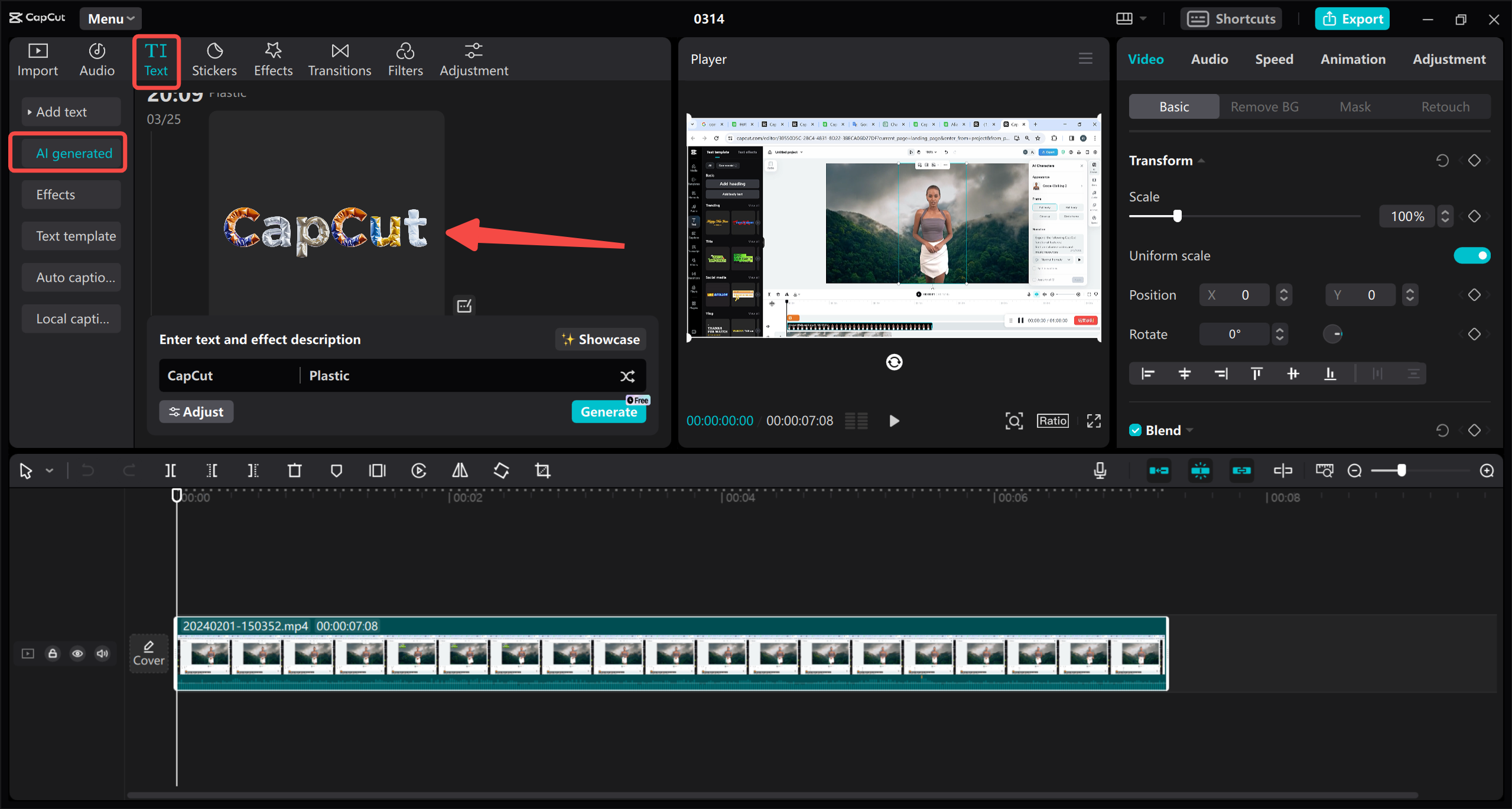 Edit video