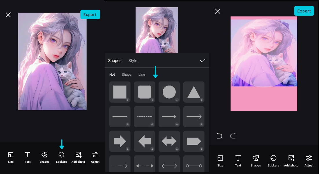 use stickers
