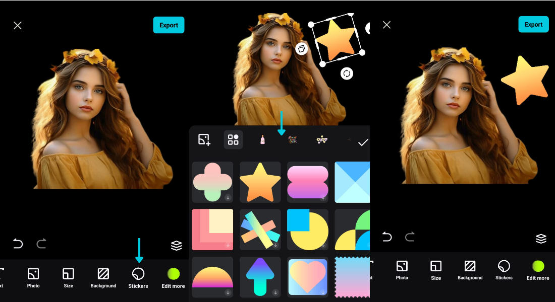 use stickers