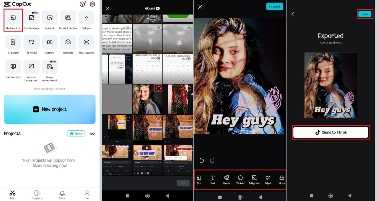 CapCut Mobile Photo Editor - Faça com que sua criatividade de imagem ...