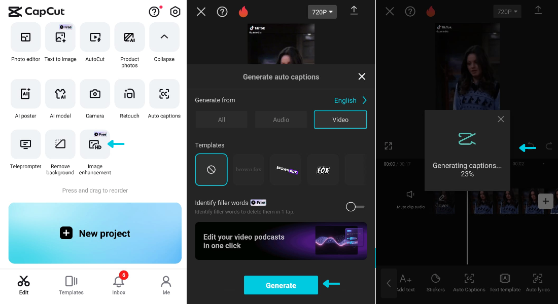 auto captions adder