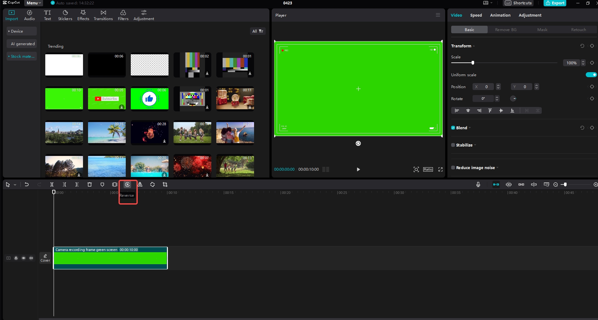 Premiere Pro Tutorial Reverse Video