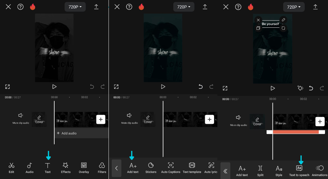 add text to speech