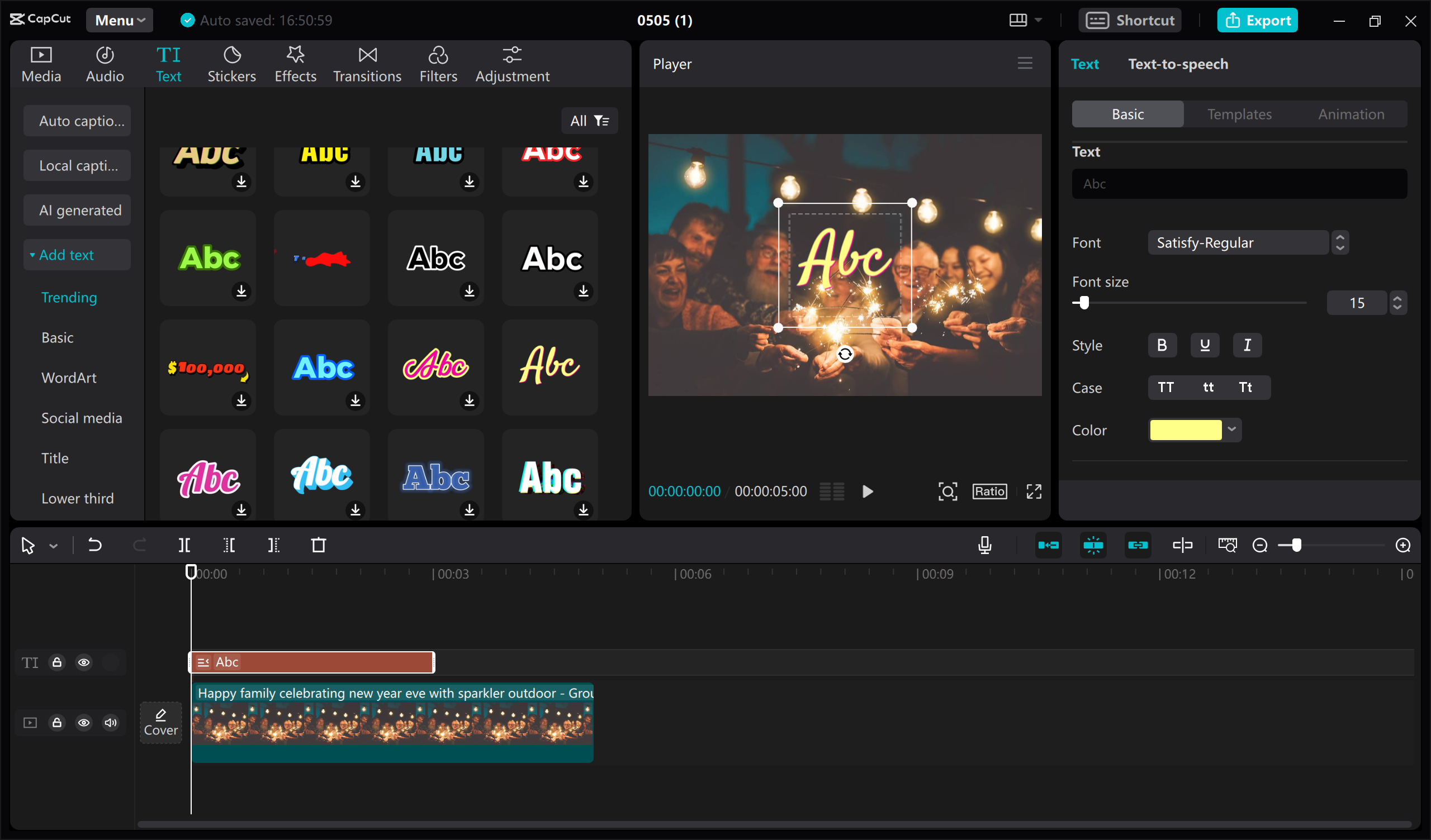 The easiest way to edit English fonts: Use CapCut video editor