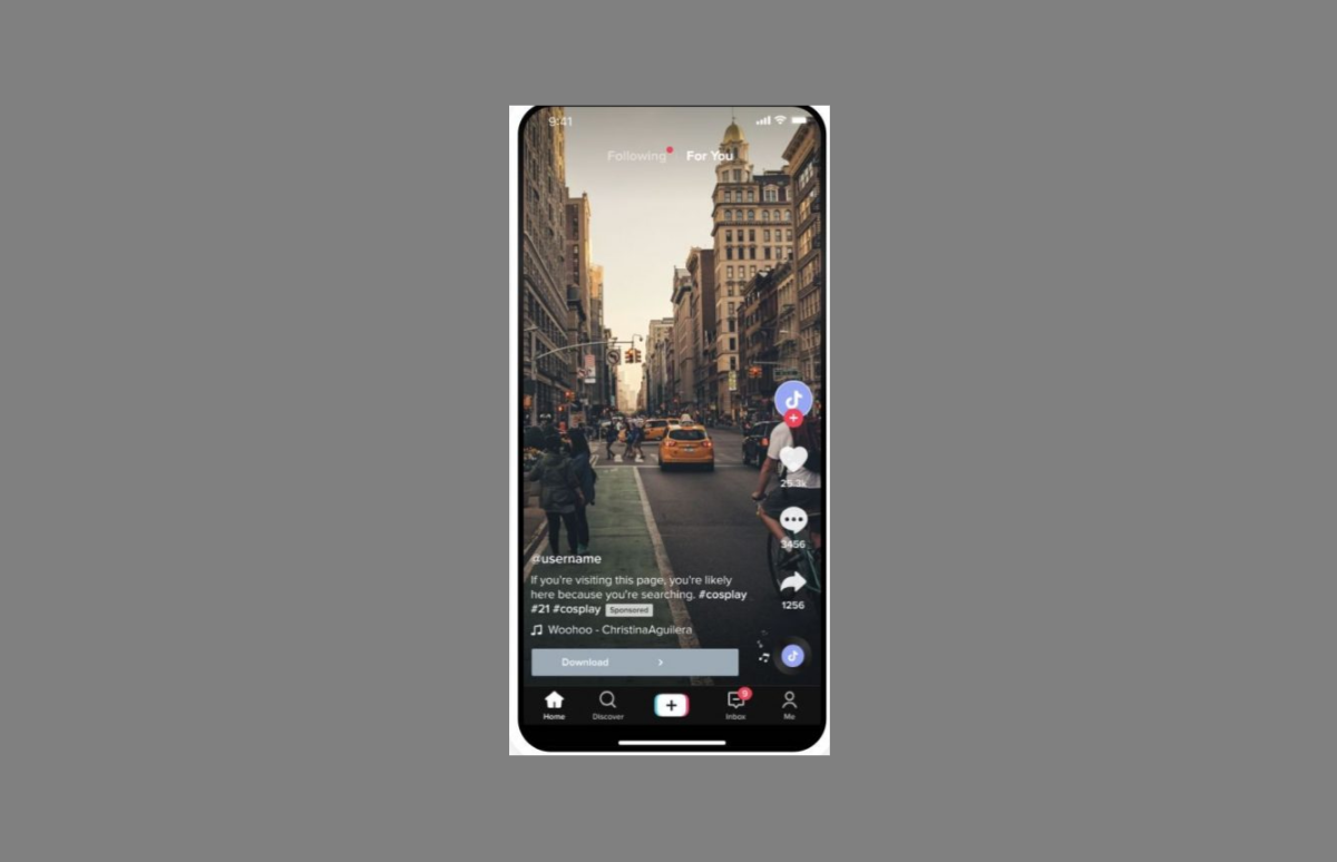TikTok size ratio for in-feed ads