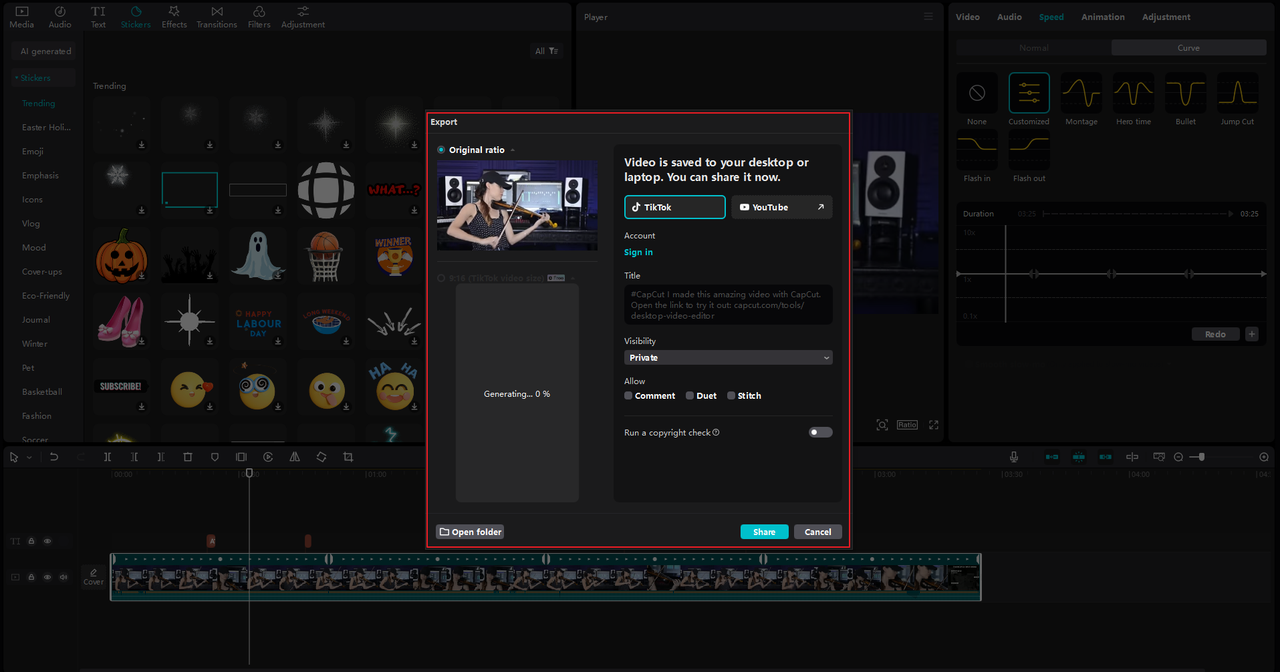  How to quickly share videos directly to YouTube and TikTok using CapCut PC, the best way to translate English to Bangla meaning