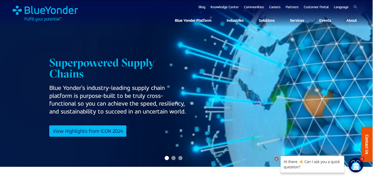 Blue Yonder ai and business intelligence