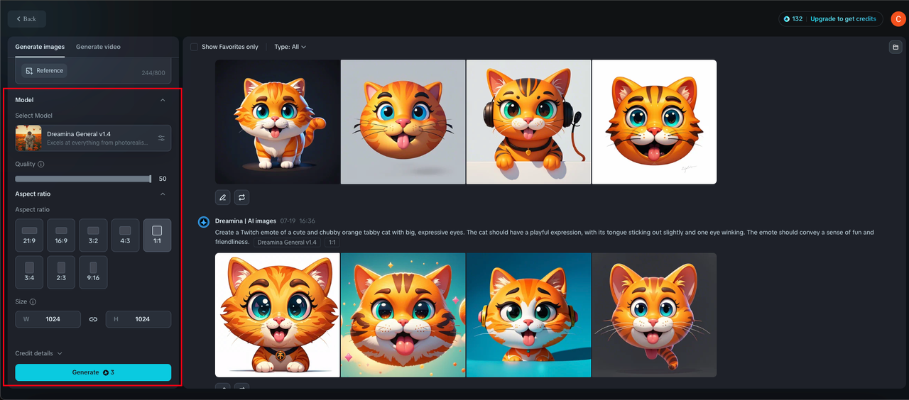 create emotes with 即梦AI emote generator