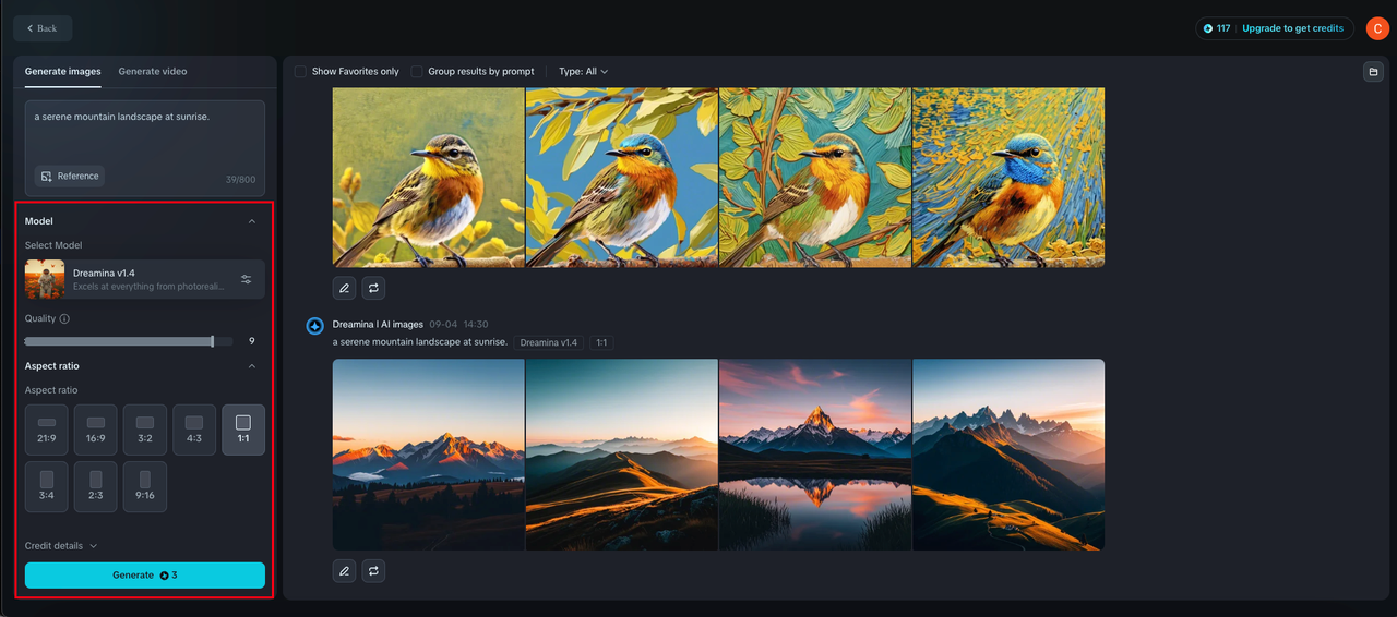 Generating free artwork using 即梦AI