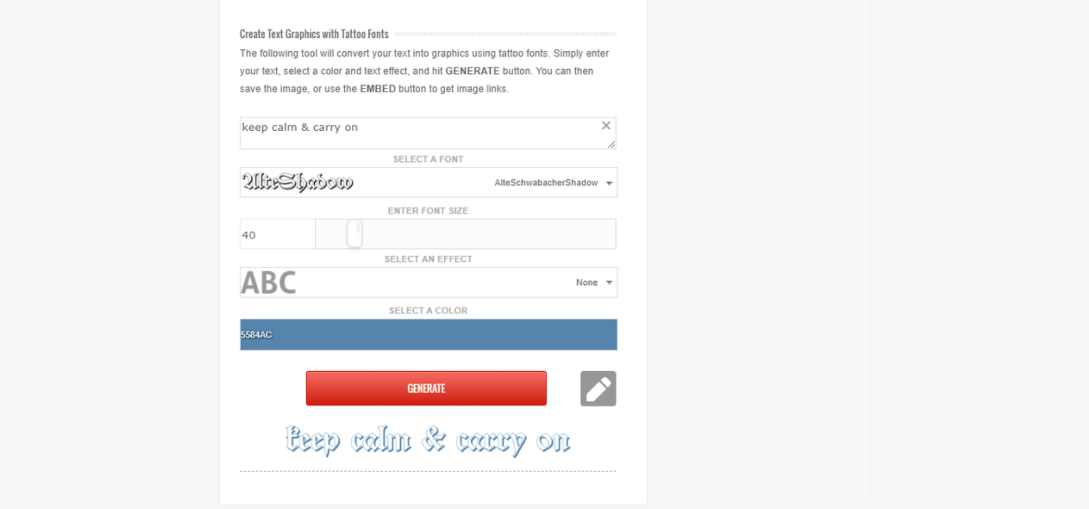 Font tattoo maker online- Font Meme