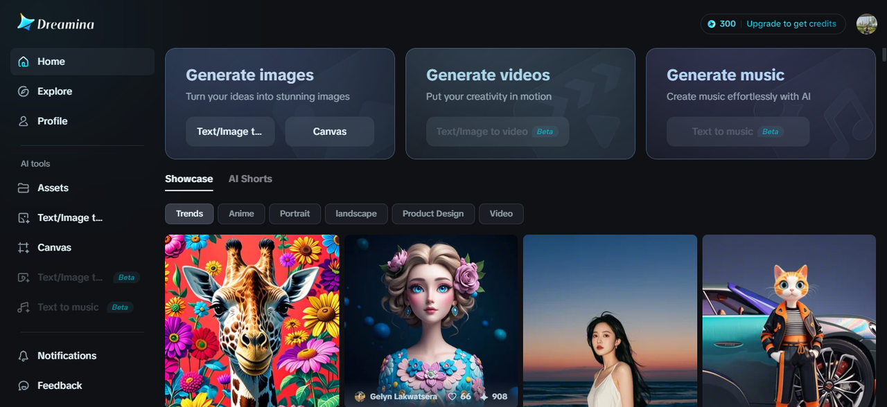 Dreamina - AI digital art generator