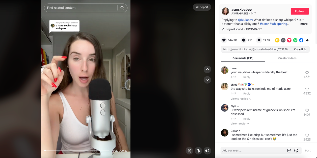 TikTok ASMR: Trends, Popular TikTokers & Steps to Make ASMR Videos