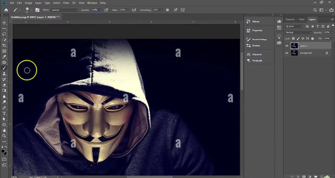 Removing watermark