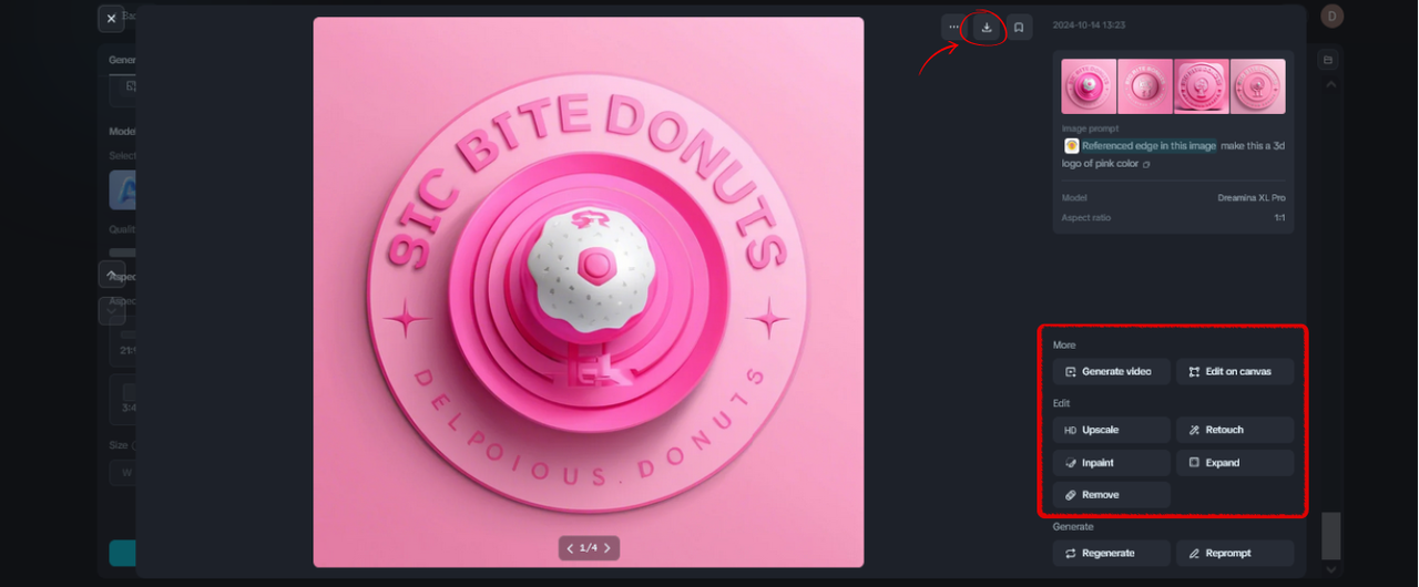 Customize and download