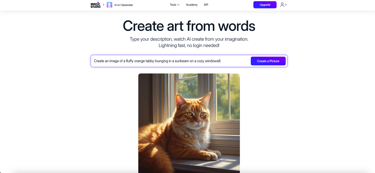 Magic Studio Illustration AI generator