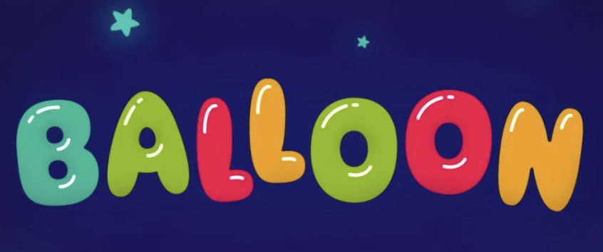 Comic balloon fonts