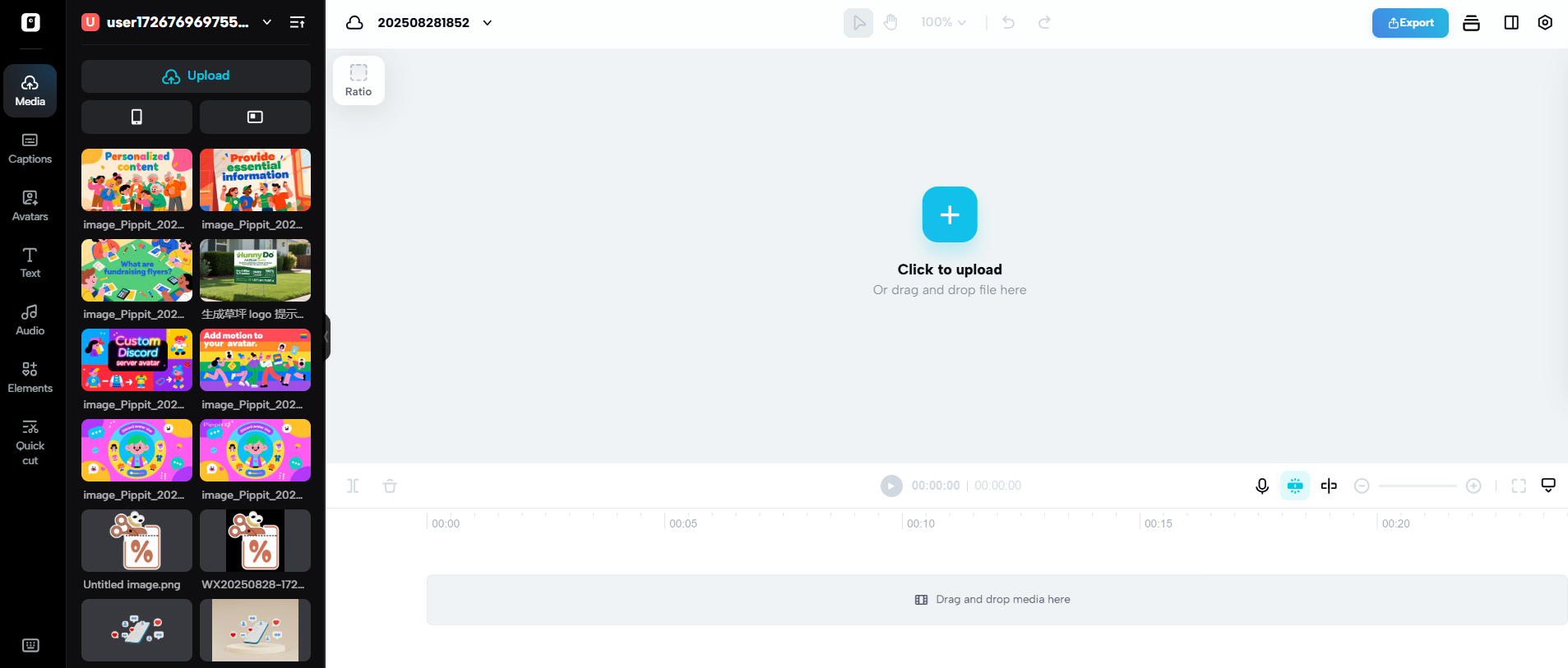 Edit video secara instan