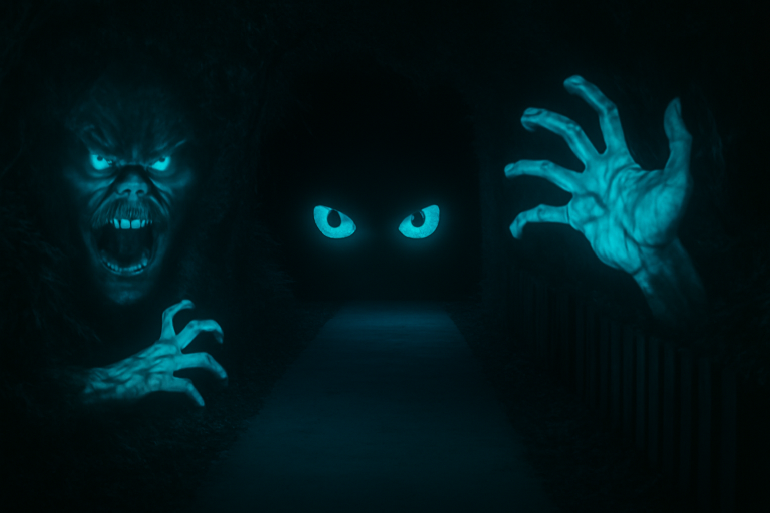 Fright path illusion