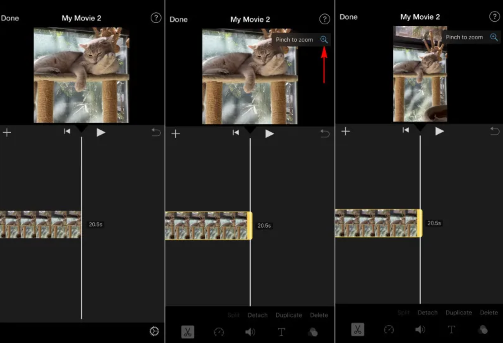 Ang pinakamahusay na paraan upang gamitin ang zoom na may bisa sa app ng iMovie