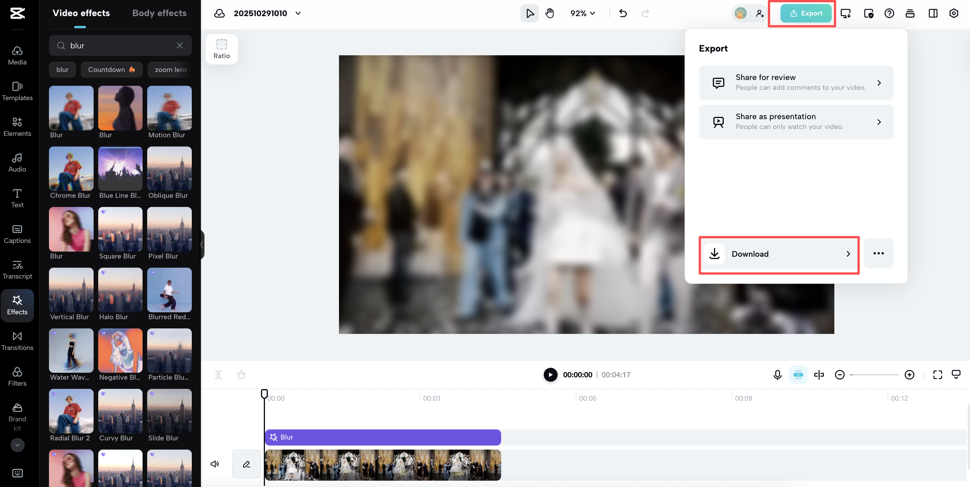 download the video
