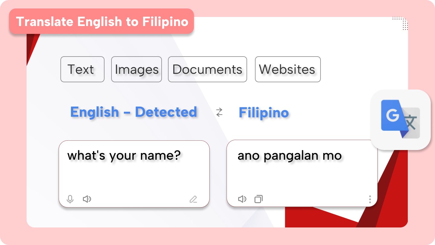 google dịch tiếng anh sang tiếng philippines
