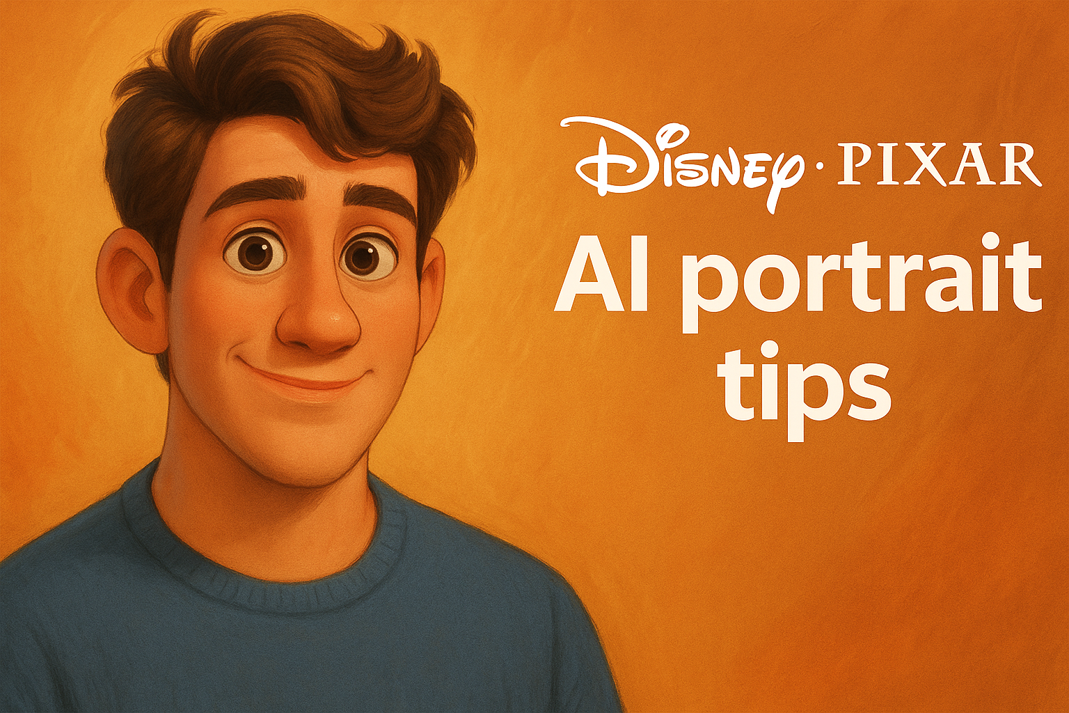 Disney Pixar AI portrait tips