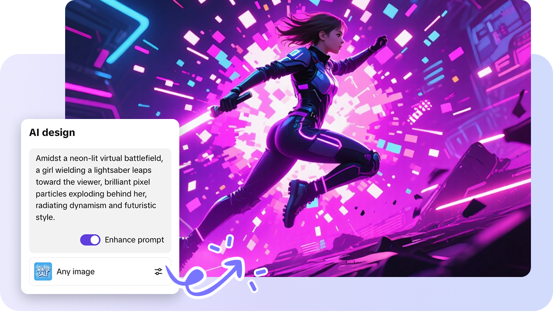 AI design agent in Pippit