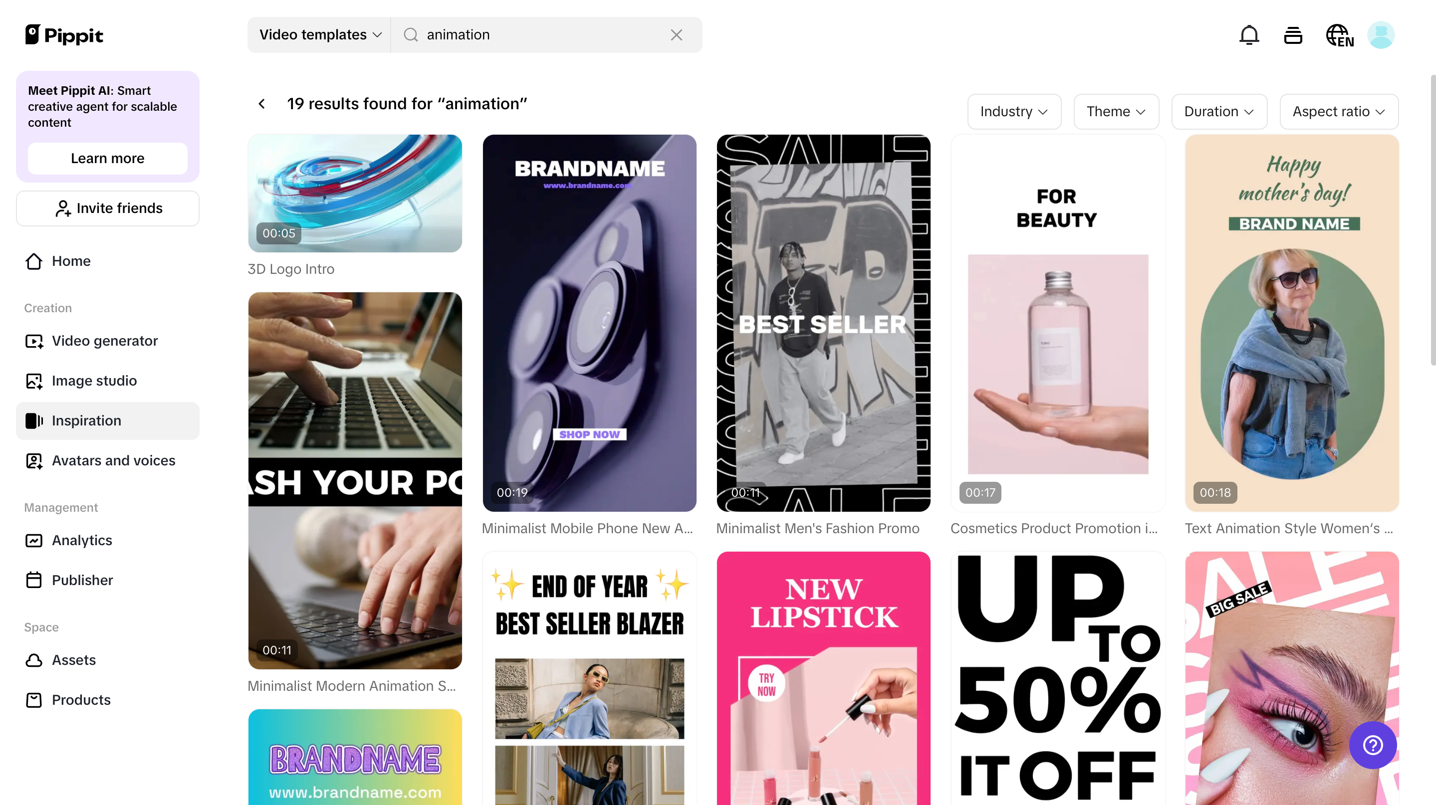 Fully customizable templates