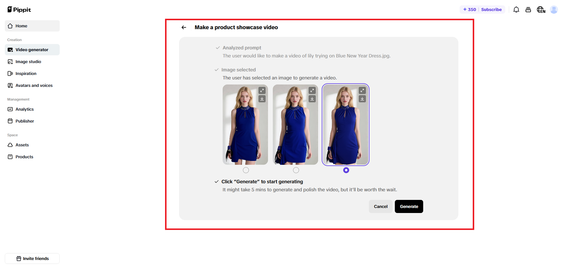 Ability to try out your favourite New Year outfits