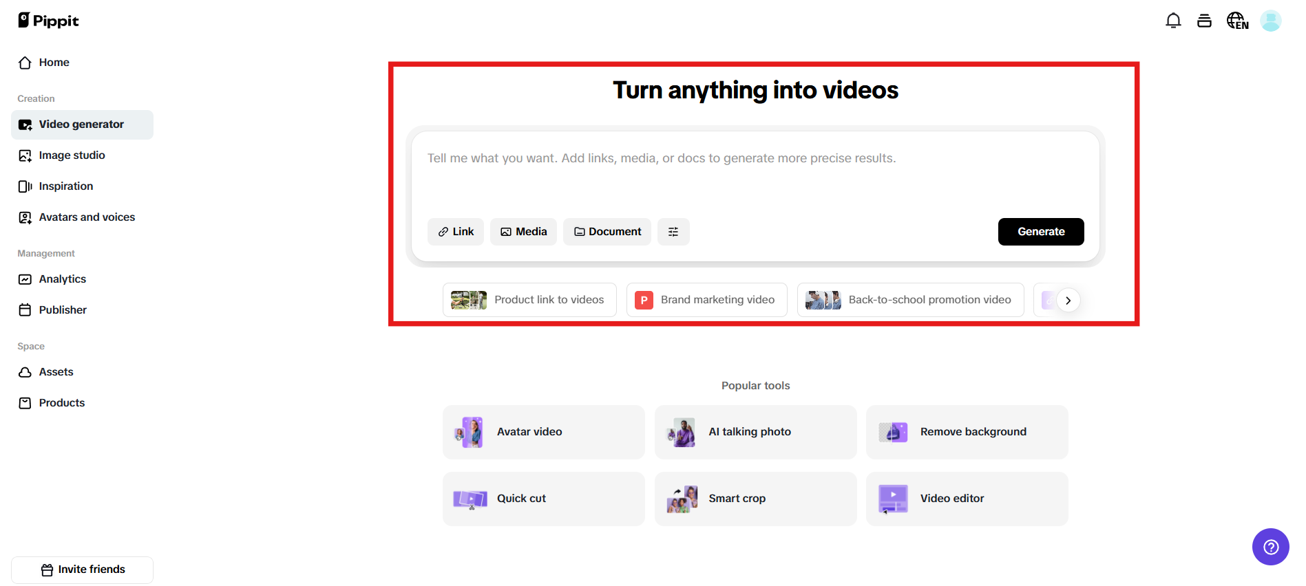 Automated video creation