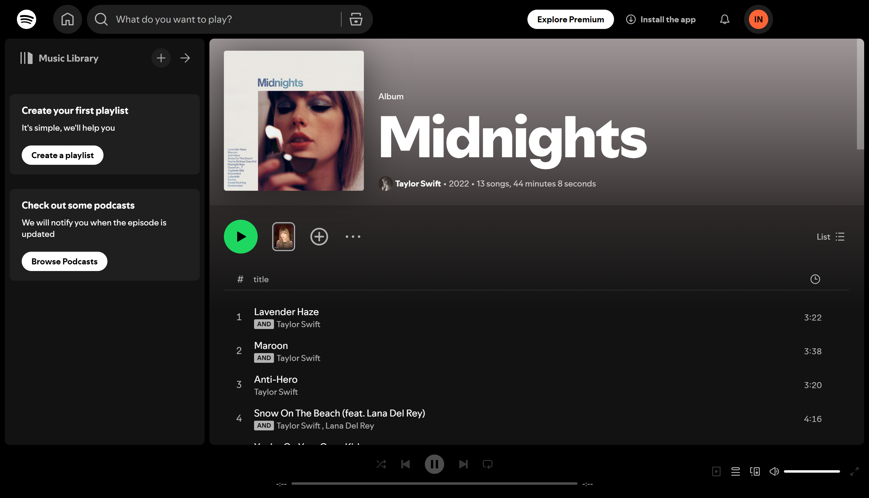 Iconic albums by the 100 most listened-to artists on Spotify: "Midnights" – Taylor Swift