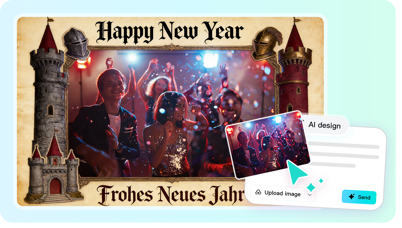 Generate New Year frames with AI