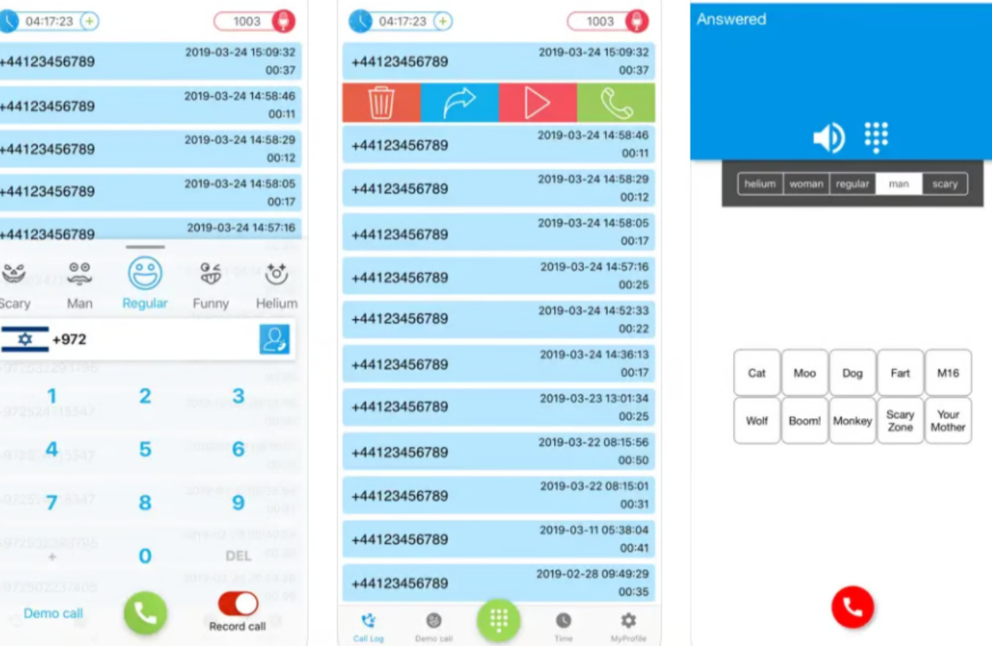 FunCall -  best voice changer app for male to female