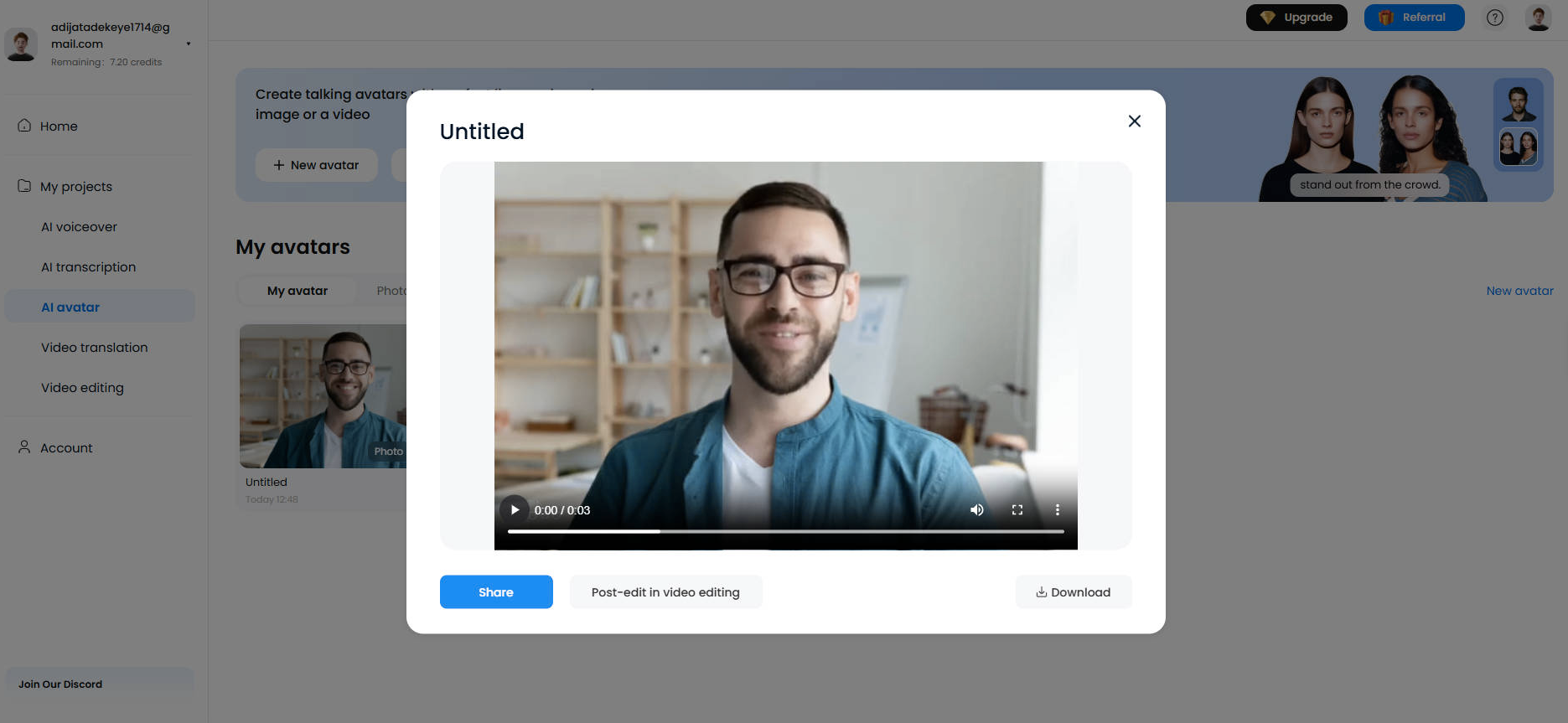 dupdub ai avatar