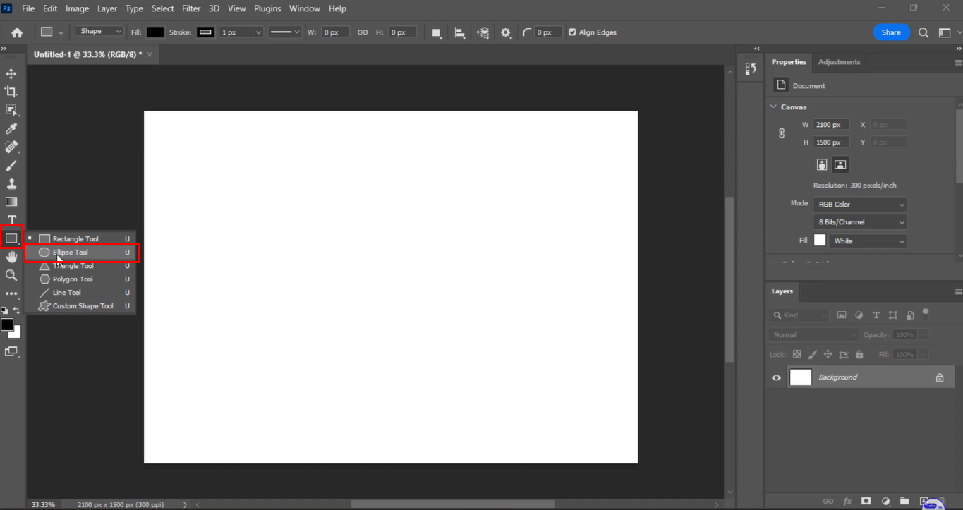 Ajout d'une forme pour envelopper le texte autour de la sphère Photoshop