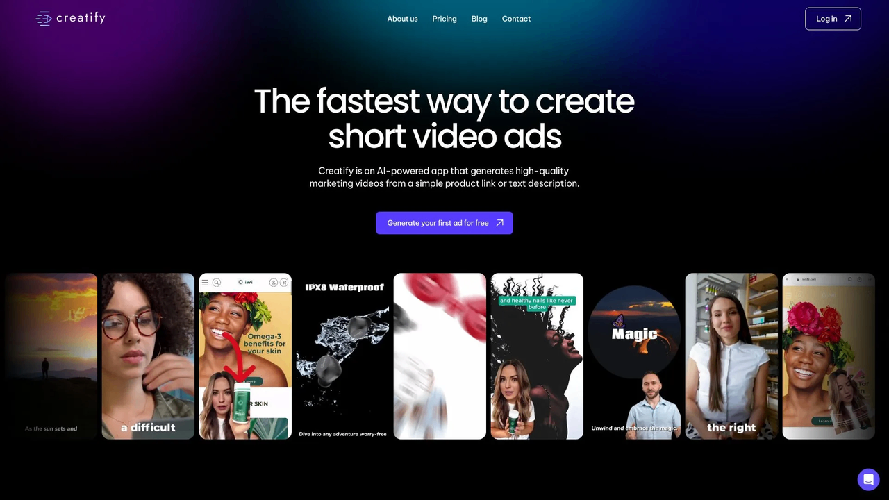 Creatify AI-powered content creation tool